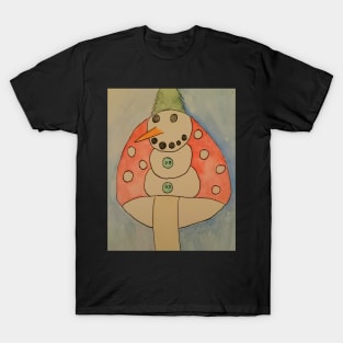 Amanita Snowman T-Shirt